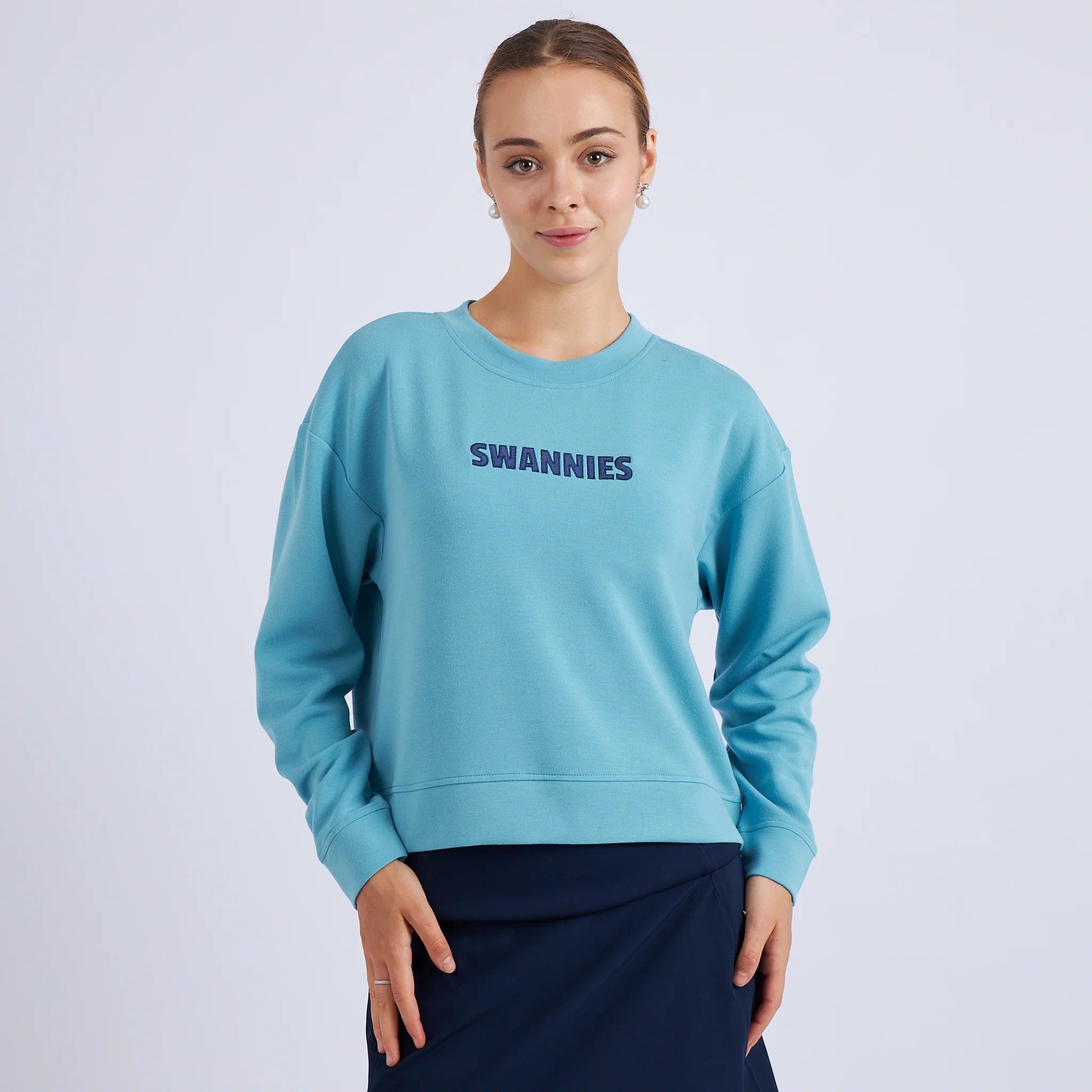 Monica Cropped Crewneck - Image 3